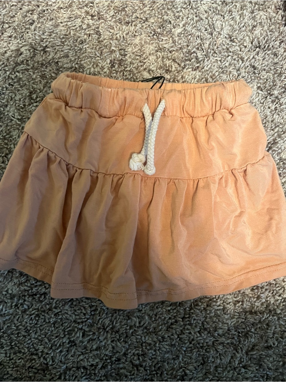 Babysprouts Skort Bamboo Butterscotch Peach 3/6 Month Baby Girl